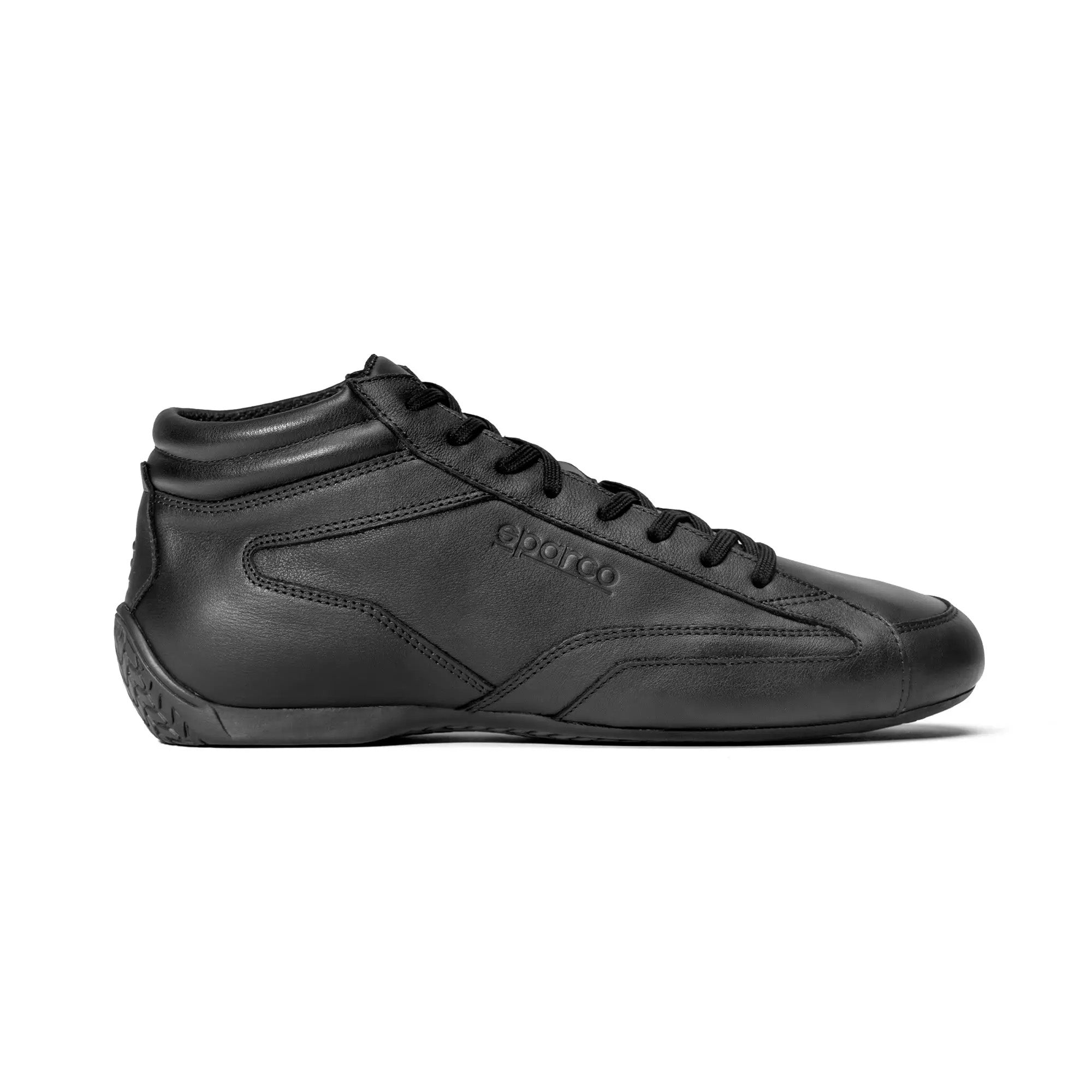 Shoes Sparco S-Drive Mid Leather Black