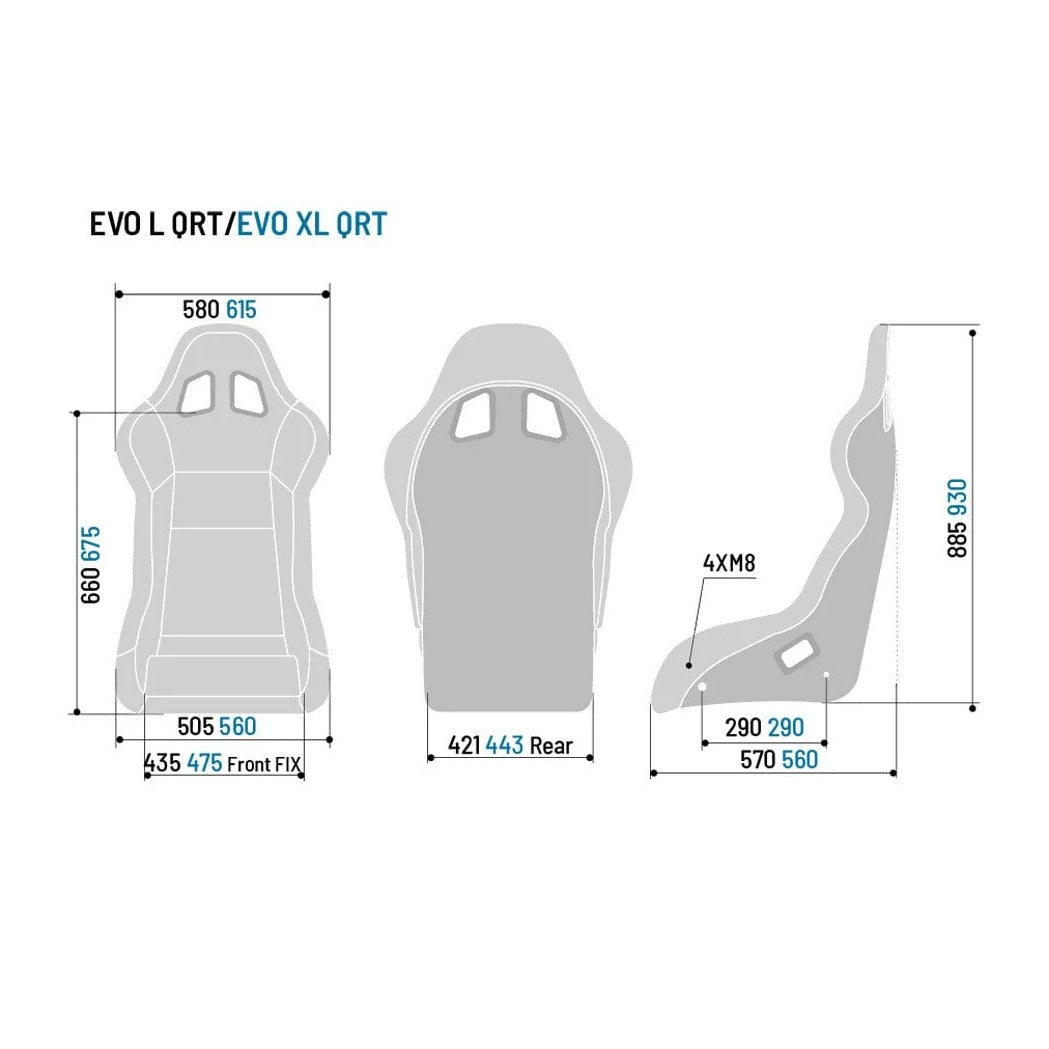 Seat Sparco Evo III / XL QRT
